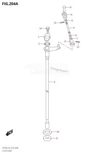 DF350A From 35001F-710001 (E01)  2017 drawing CLUTCH SHAFT