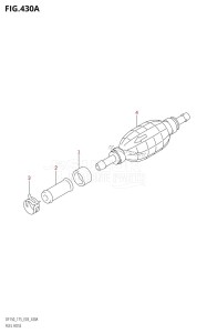 DF175T From 17501F-880001 (E03)  2008 drawing FUEL HOSE