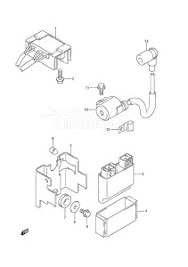 DF 25 V-Twin drawing Rectifier/Ignition Coil