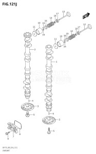 15002Z-610001 (2016) 150hp E03-USA (DF150Z) DF150Z drawing CAMSHAFT (DF150ST:E03)