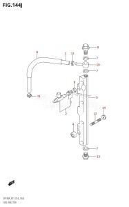 DF140AZ From 14003Z-410001 (E01)  2014 drawing FUEL INJECTOR (DF140AZ:E01)