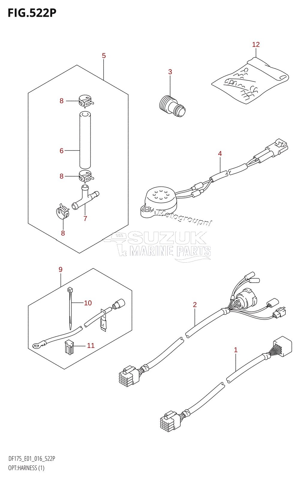 OPT:HARNESS (1) (DF175Z:E40)