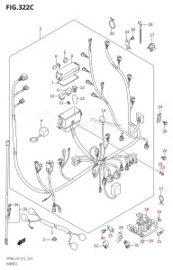 DF70A From 07003F-210001 (E01 E40)  2012 drawing HARNESS (DF70ATH:E01)