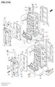 DF200 From 20002F-410001 (E01 E40)  2014 drawing CYLINDER HEAD (DF200T:E01)