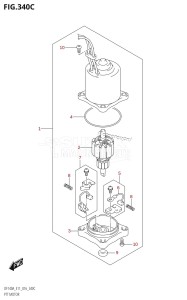 DF140AZ From 14003Z-610001 (E11 E40)  2016 drawing PTT MOTOR (DF115AT:E40)