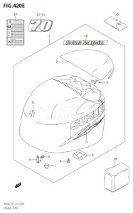 08002F-210001 (2012) 80hp E01 E40-Gen. Export 1 - Costa Rica (DF80A  DF80AT) DF80A drawing ENGINE COVER (DF80A:E01)