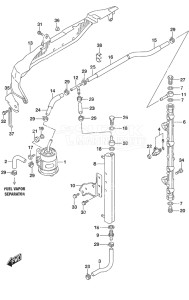 Outboard DF 200A drawing Fuel Injector