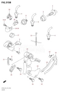 DF225Z From 22503Z-310001 (E01 E40)  2013 drawing SENSOR (DF200T:E40)