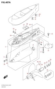 DF250 From 25005F-240001 (E40)  2022 drawing GEAR CASE