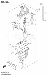 DF50A From 05003F-210001 (E01)  2012 drawing FUEL VAPOR SEPARATOR (DF60ATH:E40)