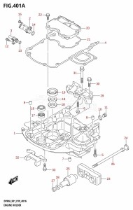 DF100B From 10004F-910001 (E01 E40)  2019 drawing ENGINE HOLDER (DF70A,DF90A,DF100B)