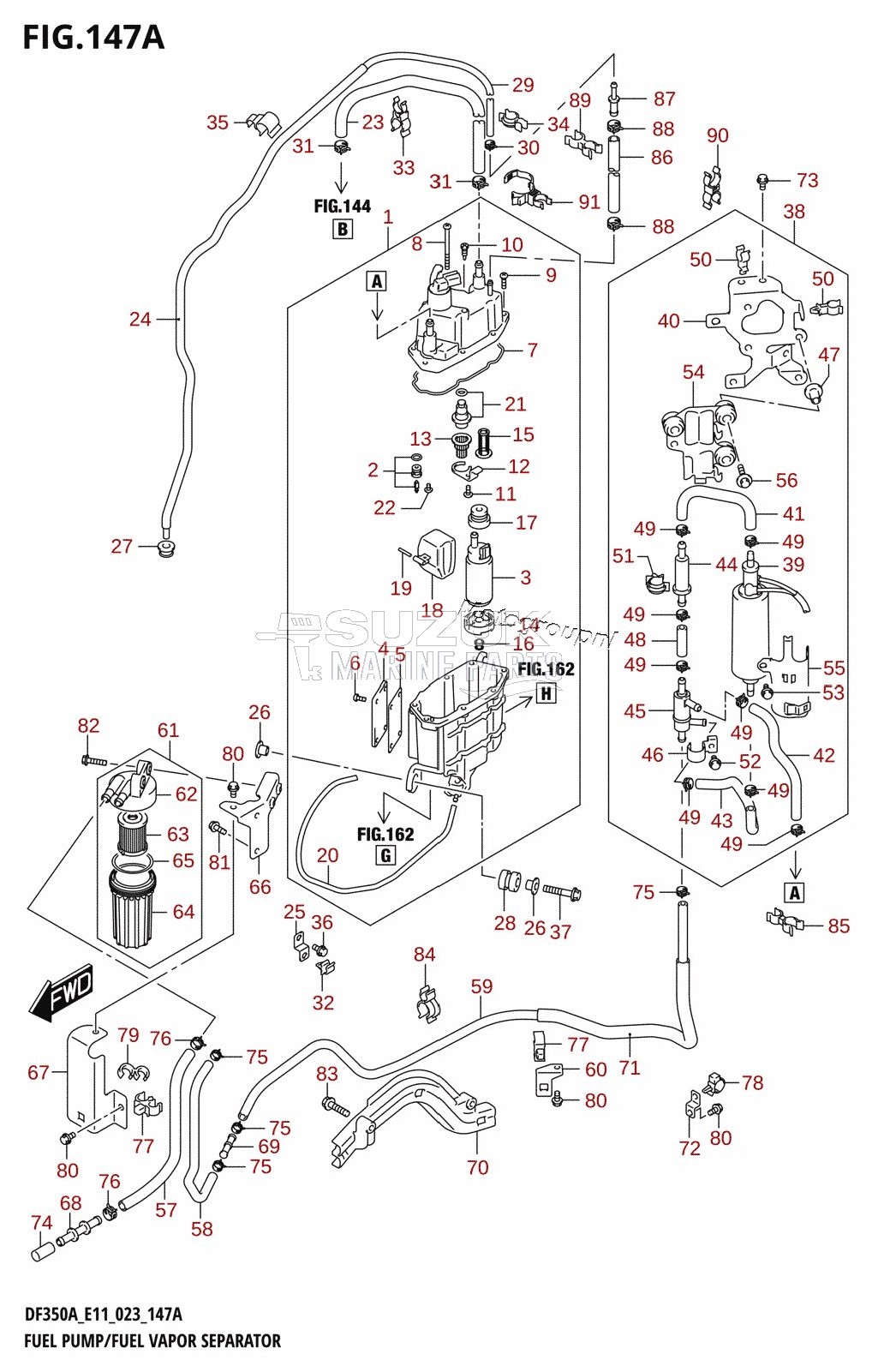 FUEL PUMP /​ FUEL VAPOR SEPARATOR (E01,E03,E11)