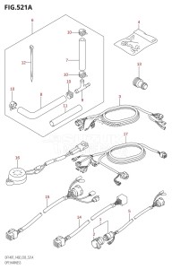 DF140Z From 14001Z-680001 (E03)  2006 drawing OPT:HARNESS (K2,K3,K4,K5,K6,K7)