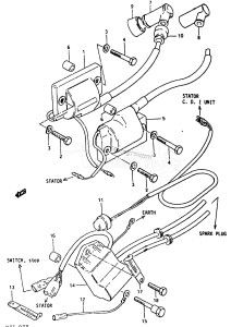 DT8 From 0801-200001 ()  1989 drawing ELECTRICAL