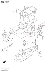 DF300A From 30002P-710001 (E03)  2017 drawing DRIVE SHAFT HOUSING (DF250A:E03:XX-TRANSOM)