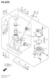 DF200AP From 20003P-810001 (E01 E40)  2018 drawing TRIM CYLINDER