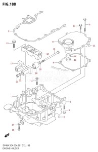 DF40A From 04004F-210001 (E34-Italy)  2012 drawing ENGINE HOLDER (DF40AST E34)