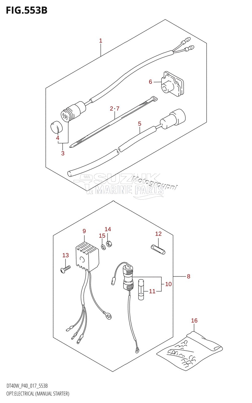 OPT:ELECTRICAL (MANUAL STARTER) (M-STARTER)