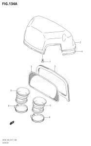 25003Z-310001 (2013) 250hp E03-USA (DF250Z) DF250Z drawing SILENCER