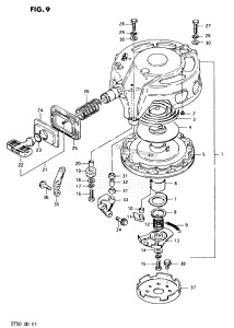 DT50 From 5002-300001 ()  1978 drawing STARTER (DT50M)