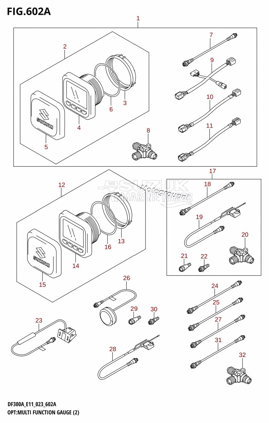 OPT:MULTI FUNCTION GAUGE (2) (020,021)