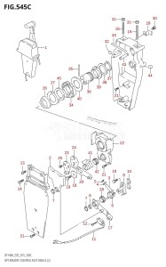 DF115AZ From 11503Z-510001 (E03)  2015 drawing OPT:REMOTE CONTROL ASSY SINGLE (2) (DF115AST:E03)