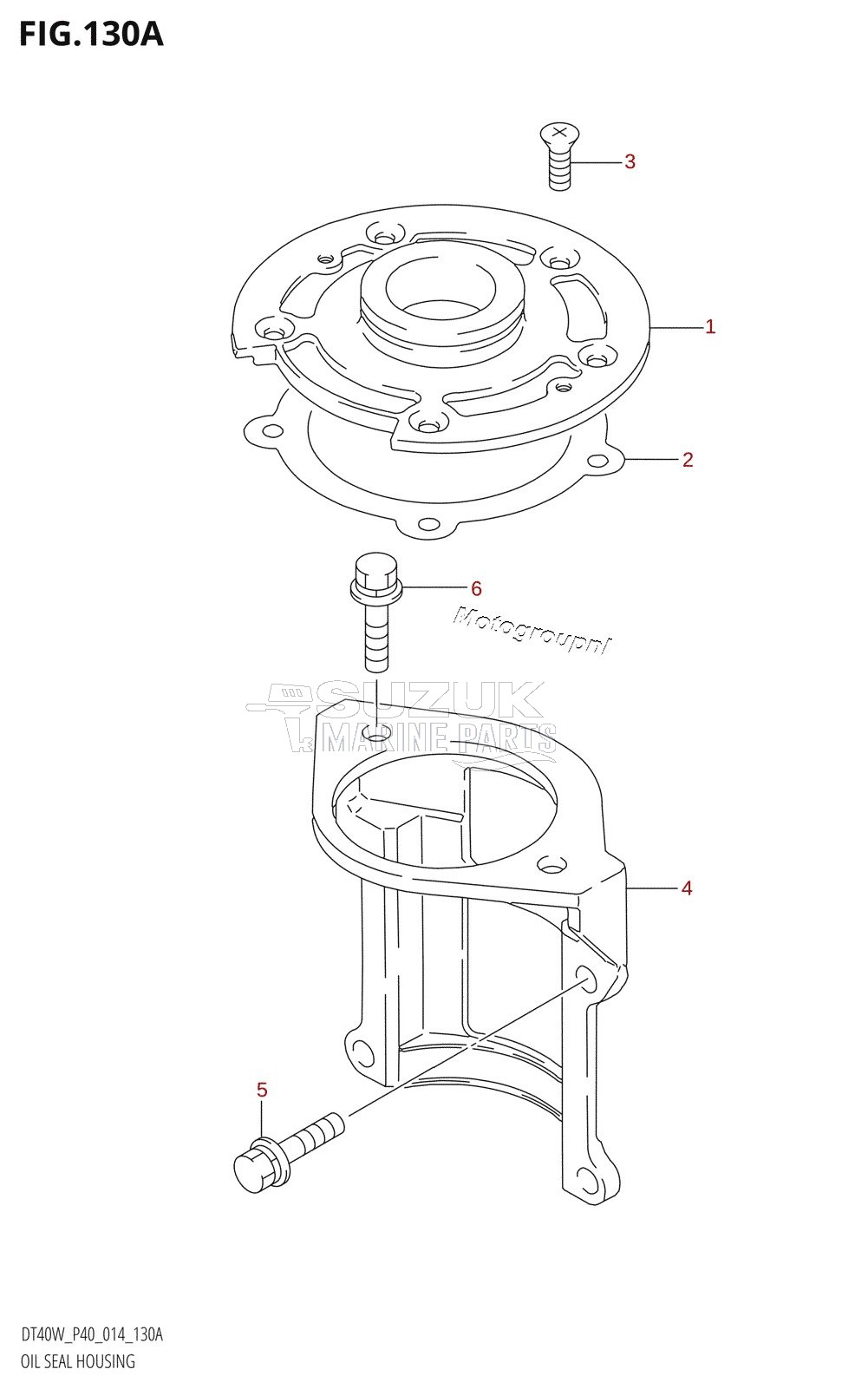 OIL SEAL HOUSING (DT40W:P40)