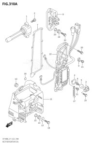 11505Z-240001 (2022) 115hp E11 E40-Gen. Export 1-and 2 (DF115BZG  DF115BZG    DF115BZG) DF115BZG drawing RECTIFIER / IGNITION COIL