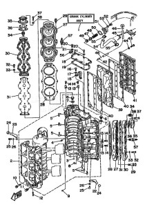 L200A drawing CYLINDER--CRANKCASE