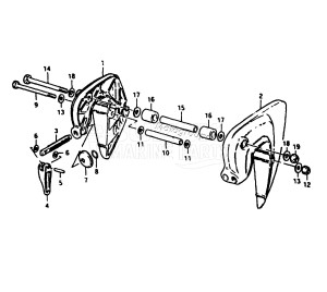 DT9 From F-10001 ()  1985 drawing CLAMP BRACKET