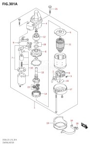 05004F-610001 (2016) 50hp E01-Gen. Export 1 (DF50AVT  DF50AVTH) DF50A drawing STARTING MOTOR