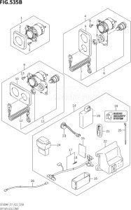 17503P-240001 (2022) 175hp E11-Gen. Export 2 (DF175AP    DF175AP) DF175AP drawing OPT:KEY LESS START (022)