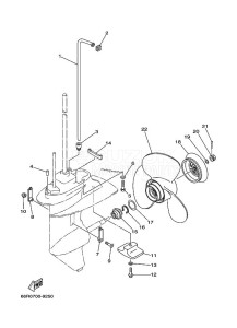 FT9-9DEX drawing LOWER-CASING-x-DRIVE-2