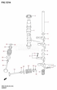 DF9.9A From 00994F-310001 (P01)  2013 drawing CAMSHAFT (DF8A:P01)