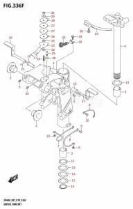 DF40A From 04004F-910001 (E34-Italy)  2019 drawing SWIVEL BRACKET (DF60AQH:E01,DF60AQH:E40)