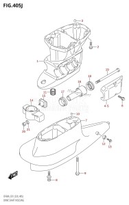 DF60A From 06002F-040001 (E01 E40)  2020 drawing DRIVE SHAFT HOUSING (DF60AVT:E01,DF60AVT:E40)