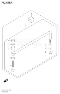 06003F-240001 (2022) 60hp E11 E40-Gen. Export 1-and 2 (DF60AVT  DF60AVT  DF60AVTH  DF60AVTH) DF60A drawing OPT:DRAG LINK (SEE NOTE)