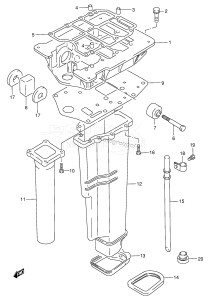 DT60 From 06002-030001 ()  2000 drawing ENGINE HOLDER