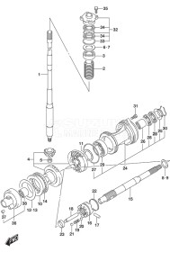 Outboard DF 115A drawing Transmission