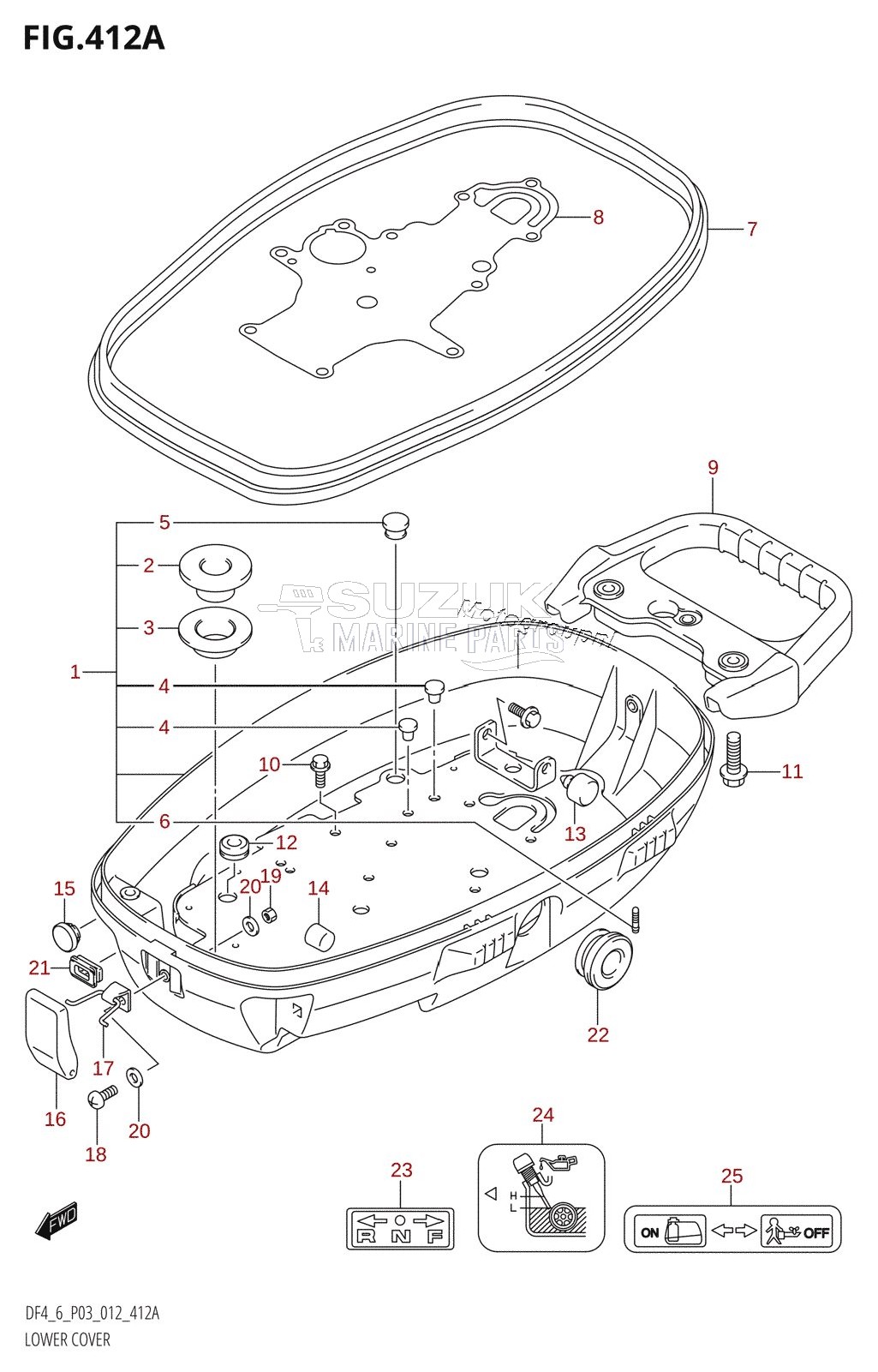 LOWER COVER (DF4:P03)