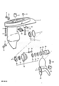 DT4 From 00402-610779 ()  1986 drawing GEAR CASE