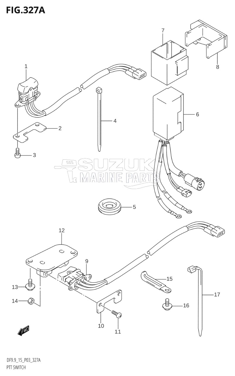 PTT SWITCH (DF9.9T,DF9.9TH)