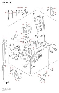 DF175T From 17502F-410001 (E01 E40)  2014 drawing HARNESS (DF150T:E40)