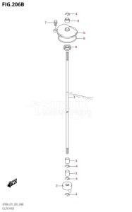 DF100B From 10004F-340001 (E01 E40)  2023 drawing CLUTCH ROD ((DF70ATH,DF90ATH):E01)