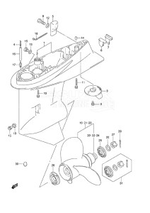 DF 140A drawing Gear Case