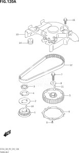 02504F-810001 (2018) 25hp P01-Gen. Export 1 (DF25A  DF25AR  DF25AT  DF25ATH) DF25A drawing TIMING BELT