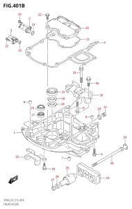 08002F-510001 (2005) 80hp E40 E01- (DF80A) DF80A drawing ENGINE HOLDER (DF70A:E40)