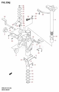 DF50A From 05004F-410001 (E01)  2014 drawing SWIVEL BRACKET (DF60AQH:E01)