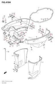 DF150Z From 15002Z-210001 (E01 E40)  2012 drawing SIDE COVER (DF175Z:E40)