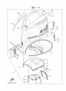 F300AETX drawing FAIRING-UPPER